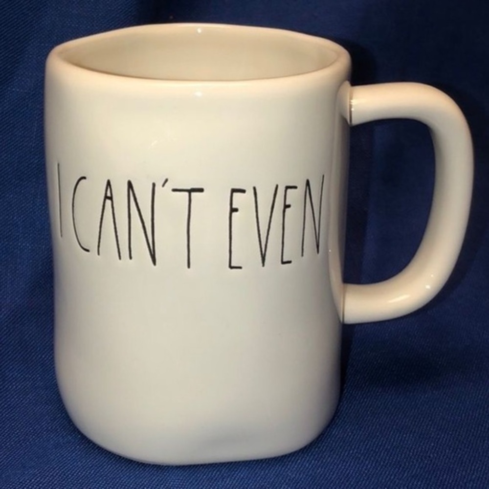 Rae Dunn - 3/$48 - ‘I Can’t Even 😂’ Ceramic Mug. NWT. Firm!